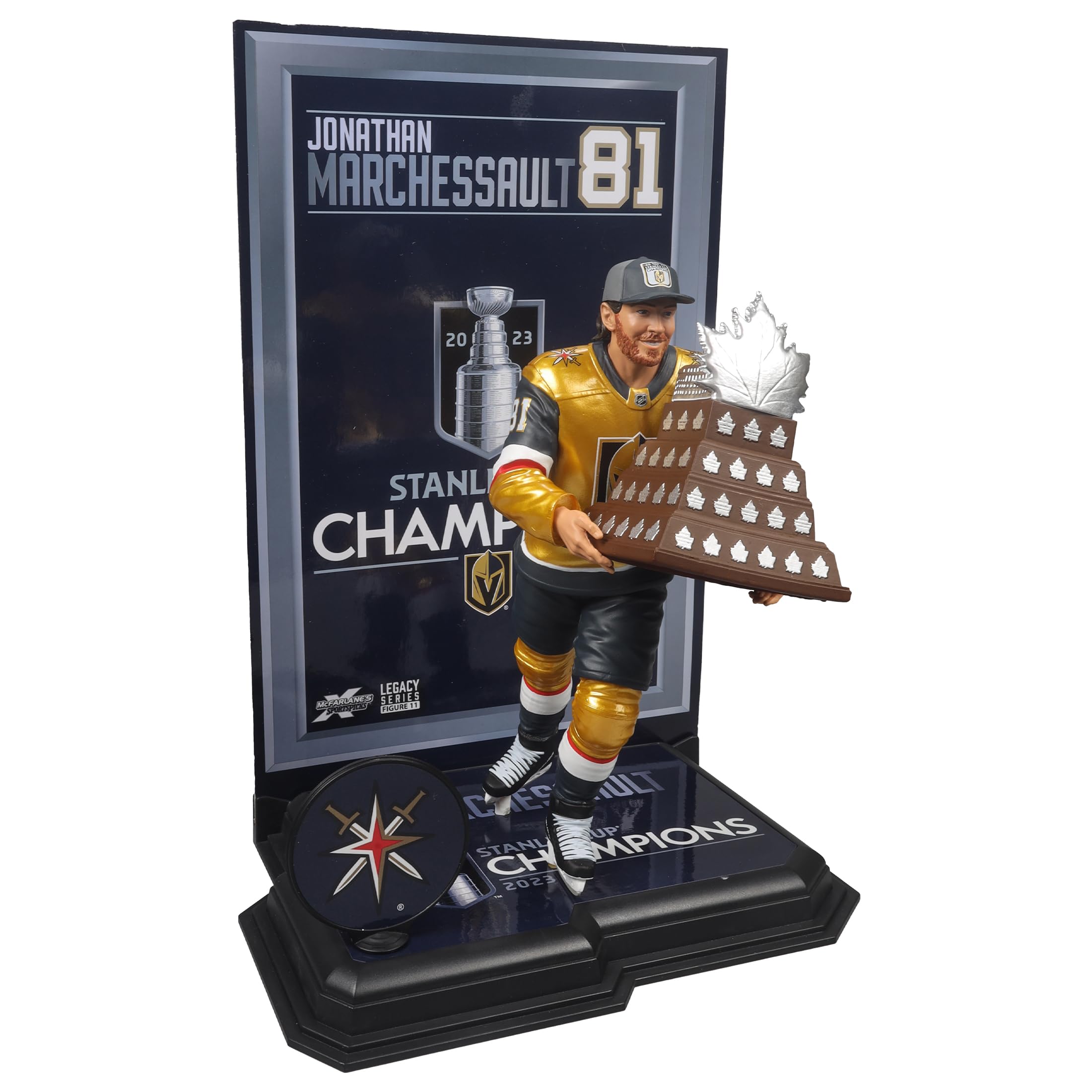 McFarlane Toys - Jonathan Marchessault w/Stanley Cup (Vegas Golden